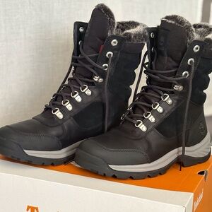 Timberland Women’s Dark Gray Waterproof Snow Boots Size 8 Medium NEW